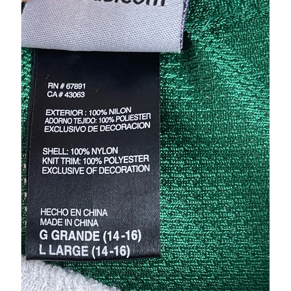Adidas Boston Celtics Rajon Rondo Youth Large Green Basketball Jersey 9 Nylon